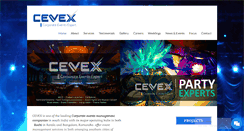 Desktop Screenshot of cevexevents.com